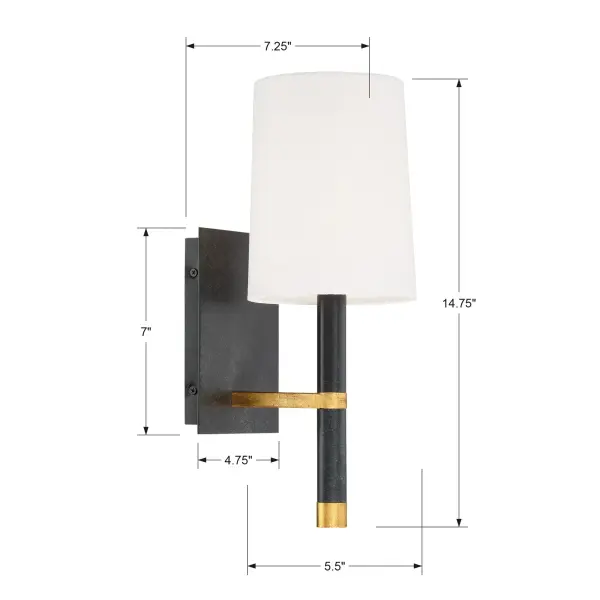 Weston 5.5" Wall Sconce - Image 10