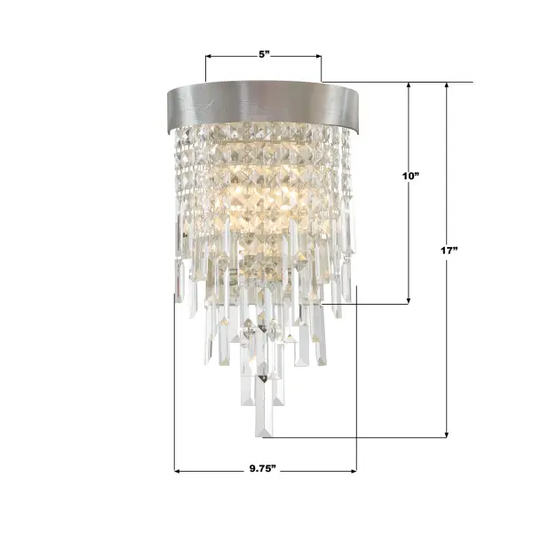 Winfield 9.75" Crystal Sconce - Image 13