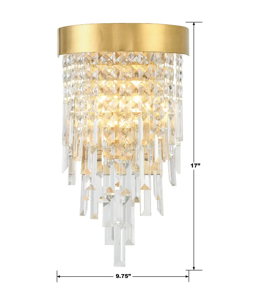 Winfield 9.75" Crystal Sconce - Image 5