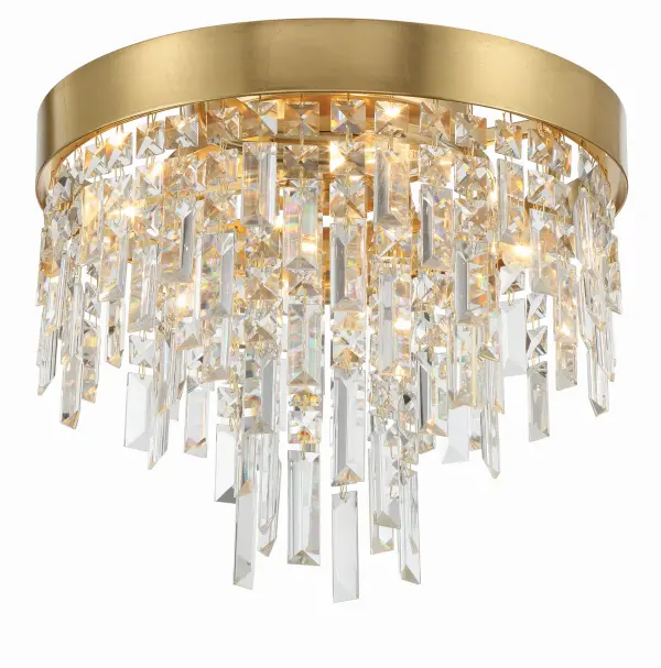 Winfield 16" Flush Mount in Antique Gold - Image 1