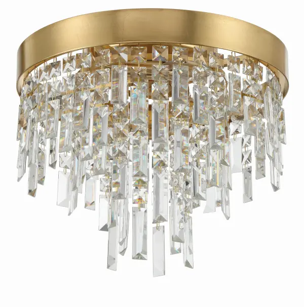 Winfield 16" Flush Mount in Antique Gold - Image 2
