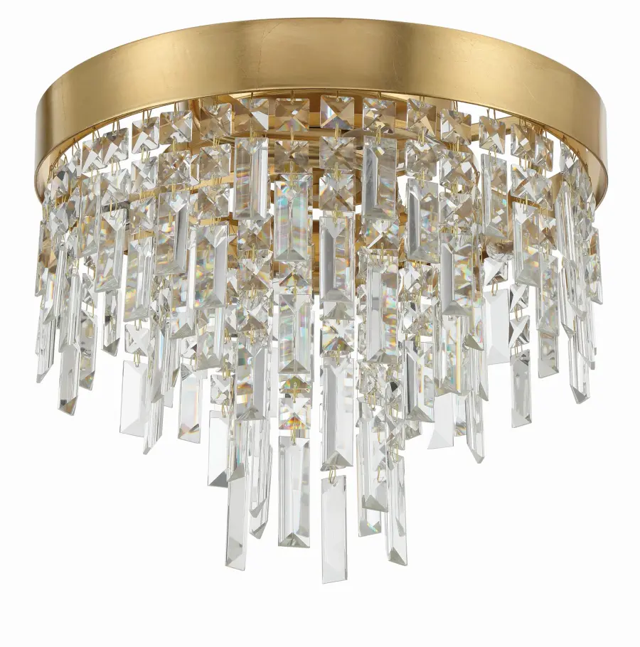 Winfield 16" Flush Mount in Antique Gold - Image 2