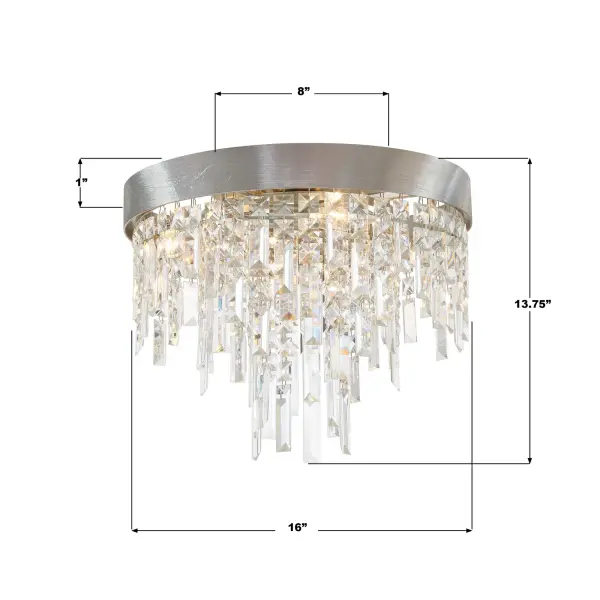 Winfield 16" Flush Mount in Antique Gold - Image 14