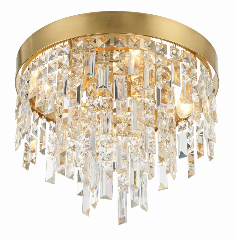 Winfield 16" Flush Mount in Antique Gold - Image 4