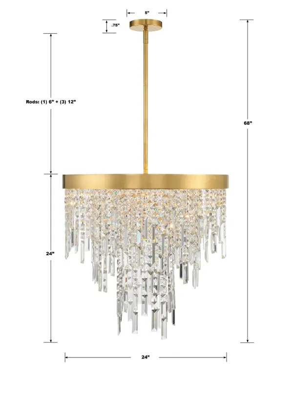 Winfield 24" Crystal Chandelier - Image 7