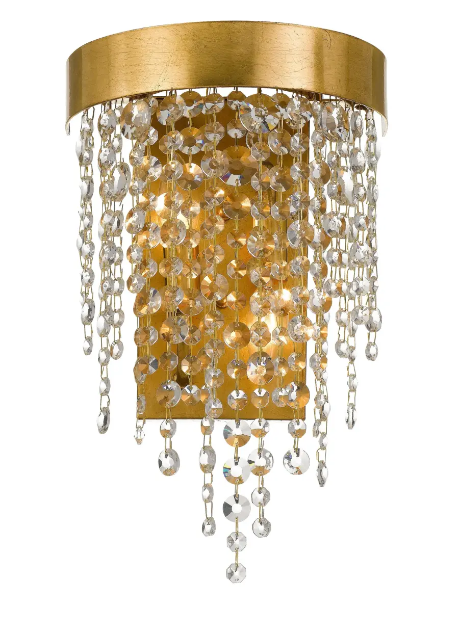 Winham 9.5" Crystal Sconce - Image 1