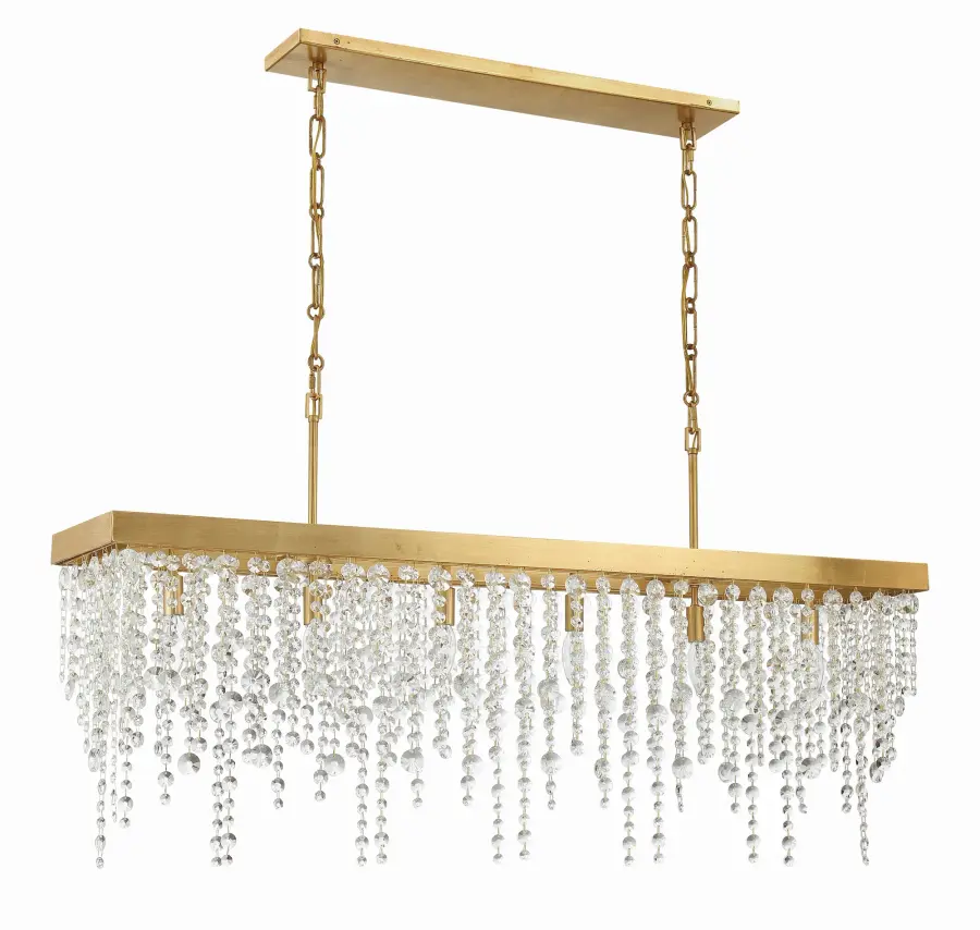 Winham 49" Linear Crystal Chandelier - Image 2