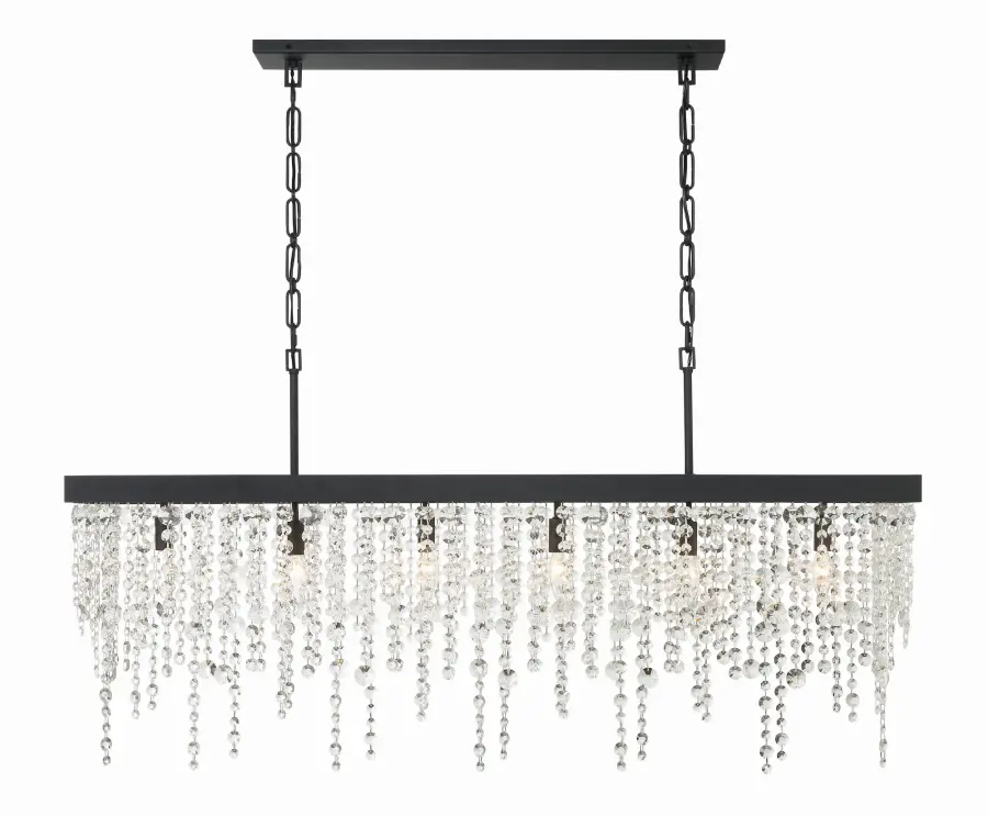 Winham 49" Linear Crystal Chandelier - Image 12