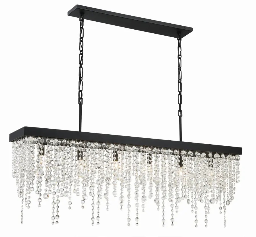 Winham 49" Linear Crystal Chandelier - Image 13