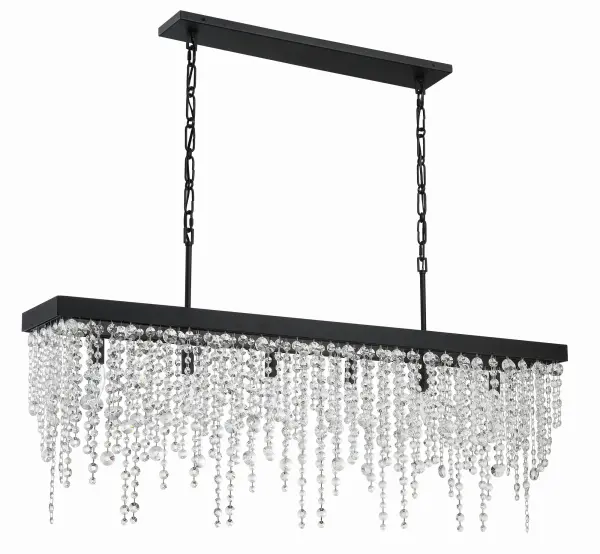 Winham 49" Linear Crystal Chandelier - Image 14