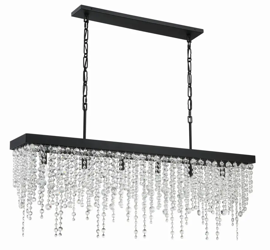 Winham 49" Linear Crystal Chandelier - Image 14