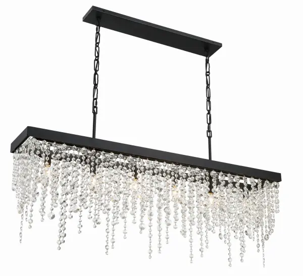 Winham 49" Linear Crystal Chandelier - Image 15