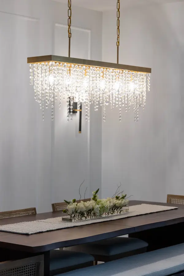 Winham 49" Linear Crystal Chandelier - Image 7