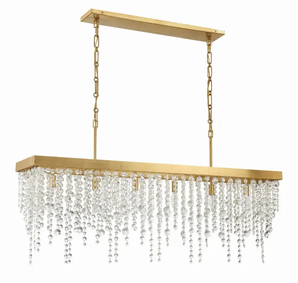 Winham 49" Linear Crystal Chandelier - Image 2
