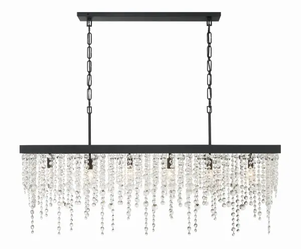 Winham 49" Linear Crystal Chandelier - Image 12