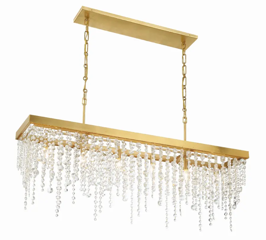 Winham 49" Linear Crystal Chandelier - Image 3