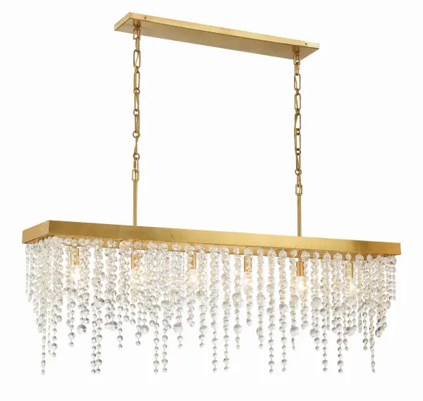 Winham 49" Linear Crystal Chandelier - Image 4