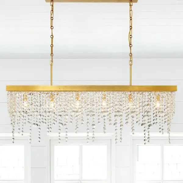 Winham 49" Linear Crystal Chandelier - Image 6
