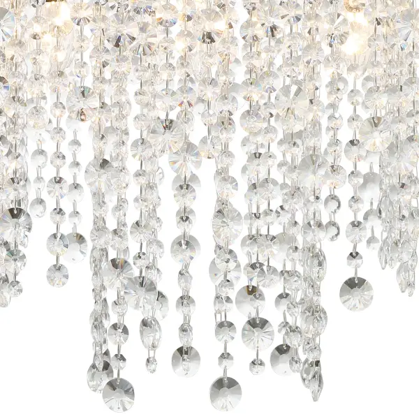 Winham 36" Linear Oval Crystal Chandelier - Image 12