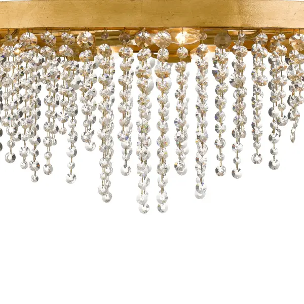 Winham 36" Linear Oval Crystal Chandelier - Image 4