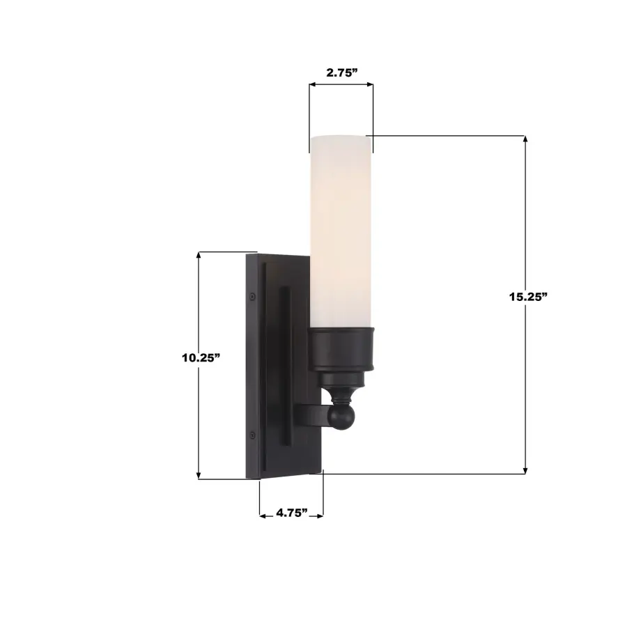 Wilcox 4.75" LED Sconce in Aged Brass - Image 14