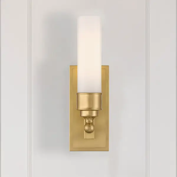 Wilcox 4.75" LED Sconce in Aged Brass - Image 6