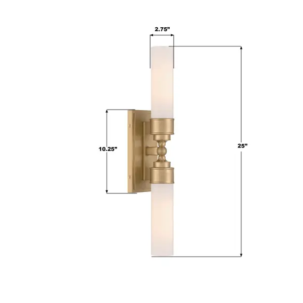 Wilcox 4.75" LED Sconce in Aged Brass - Image 7