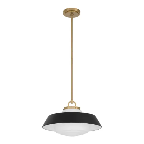 Xander 16" Pendant in Vibrant Gold with Green Glass - Image 26