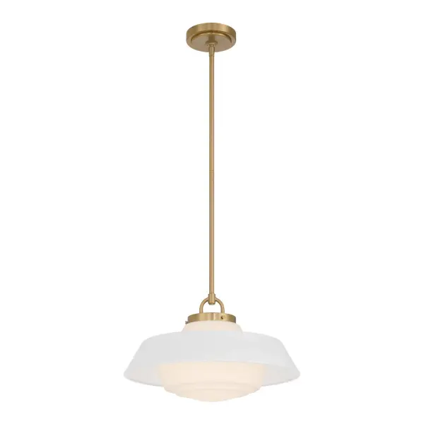 Xander 16" Pendant in Vibrant Gold with Green Glass - Image 33