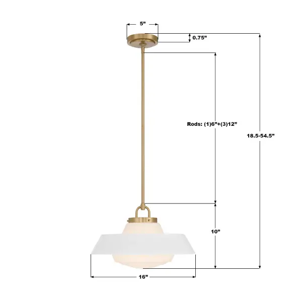 Xander 16" Pendant in Vibrant Gold with Green Glass - Image 39