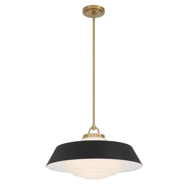Xander 20" Pendant in Vibrant Gold with Green Glass - Image 22