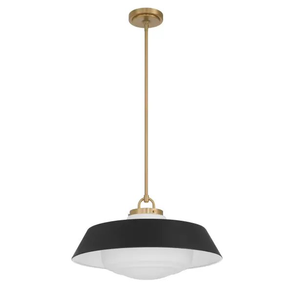 Xander 20" Pendant in Vibrant Gold with Green Glass - Image 23