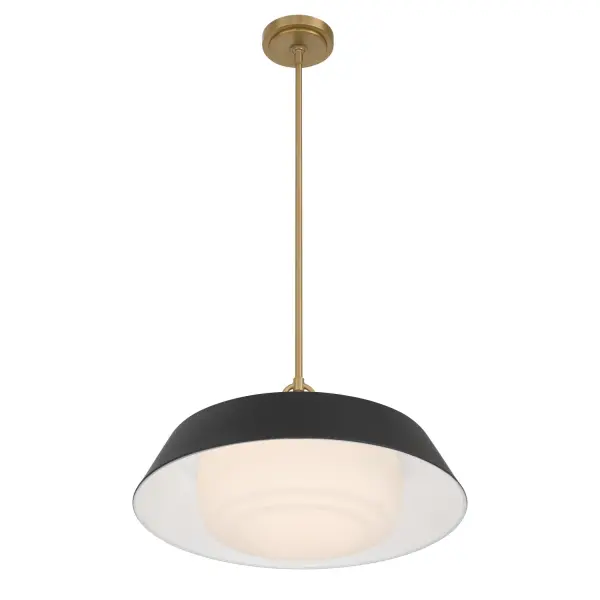 Xander 20" Pendant in Vibrant Gold with Green Glass - Image 25