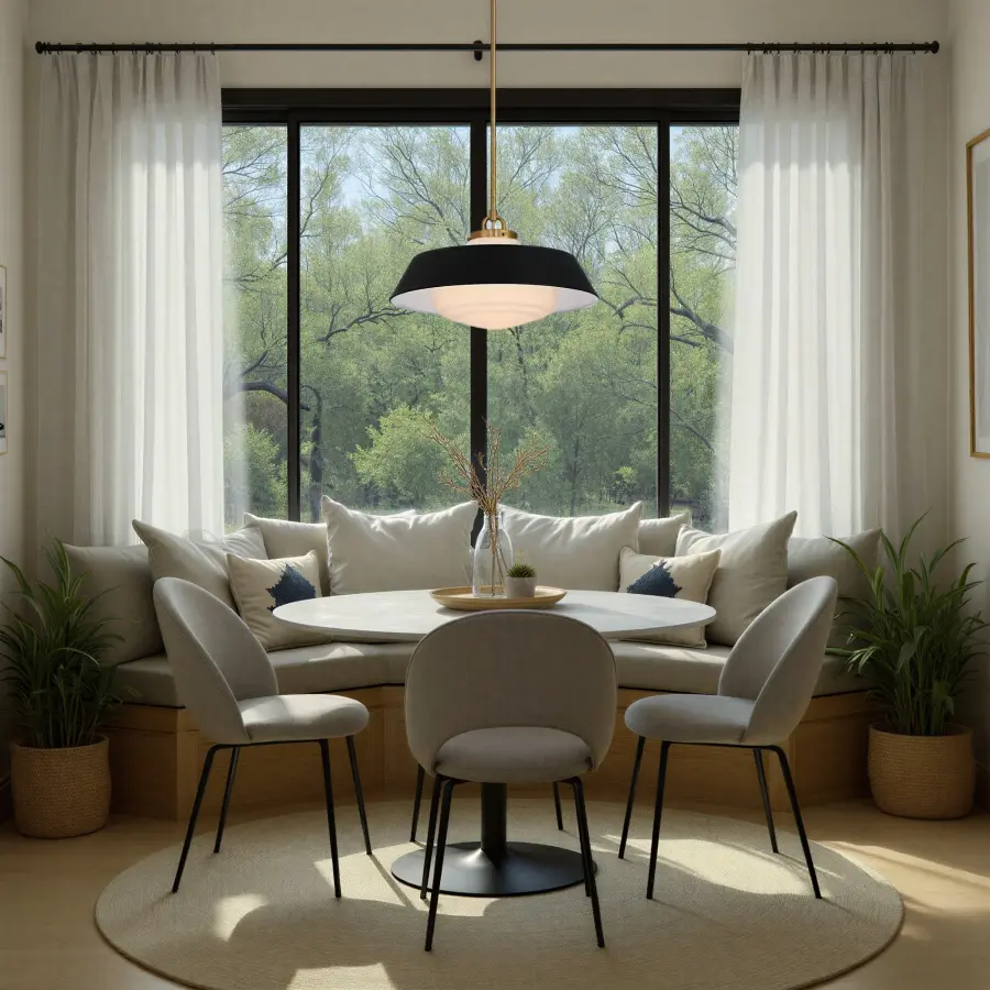 Xander 20" Pendant in Vibrant Gold with Green Glass - Image 27
