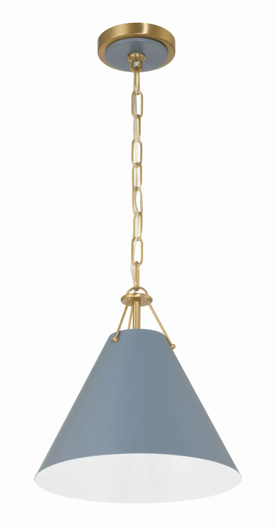 Xavier 12" Pendant in Vibrant Gold - Image 1