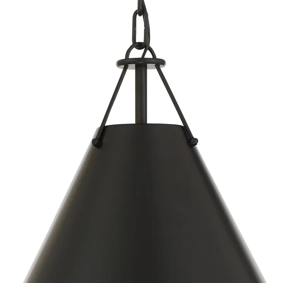 Xavier 12" Pendant in Vibrant Gold - Image 11