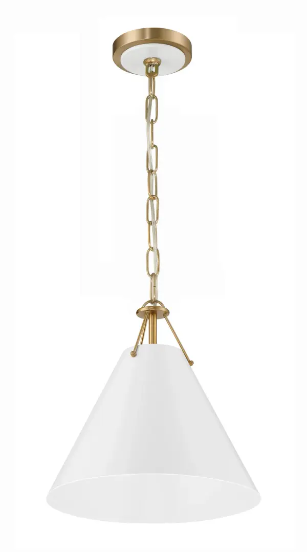 Xavier 12" Pendant in Vibrant Gold - Image 18