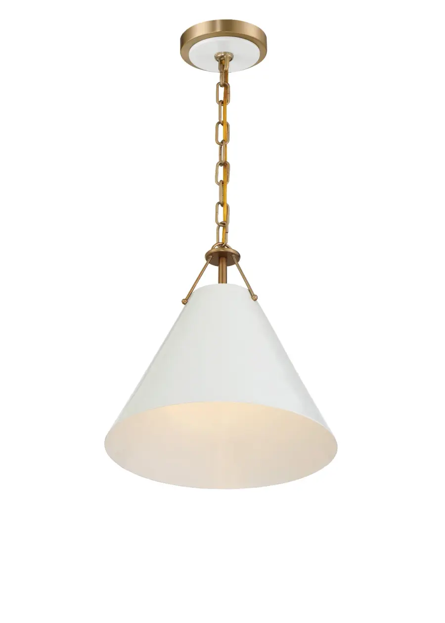 Xavier 12" Pendant in Vibrant Gold - Image 20
