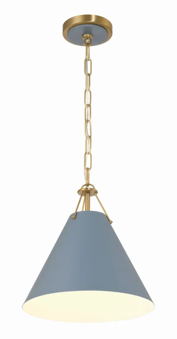 Xavier 12" Pendant in Vibrant Gold - Image 3