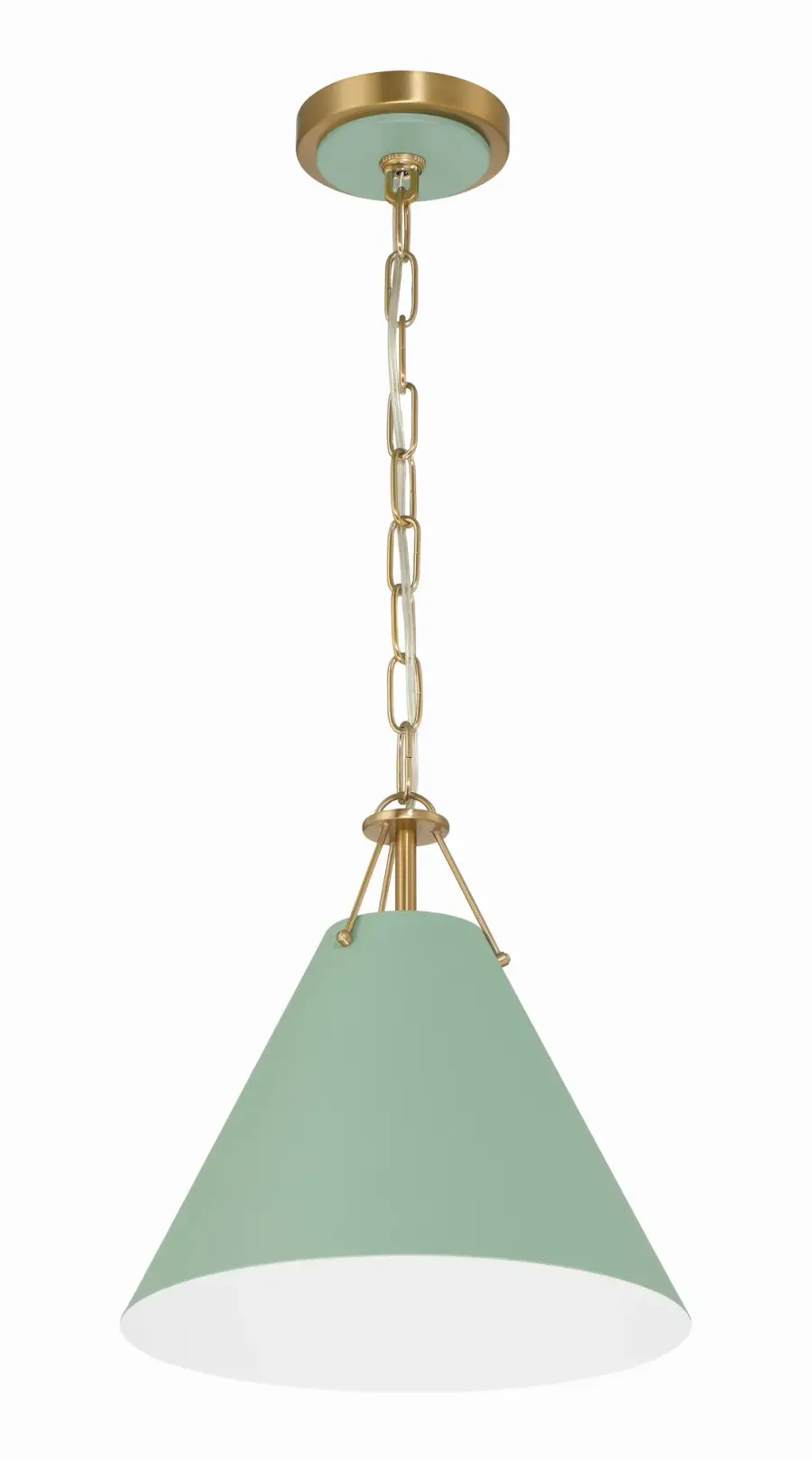 Xavier 12" Pendant in Vibrant Gold - Image 28