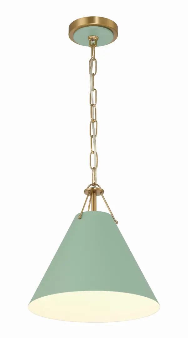 Xavier 12" Pendant in Vibrant Gold - Image 30