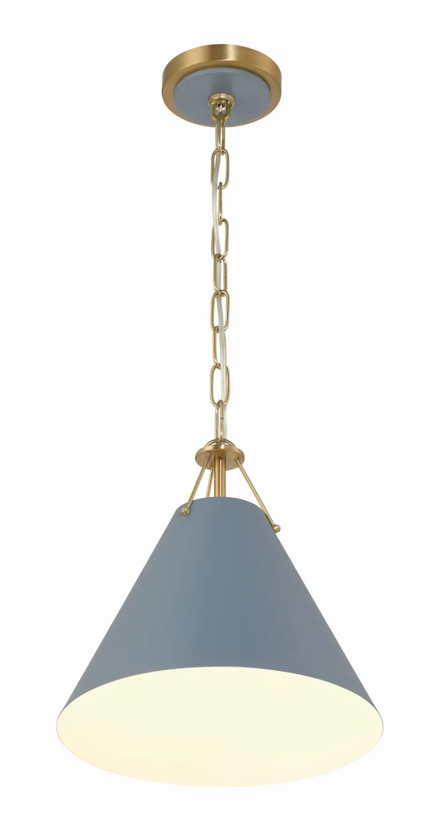 Xavier 12" Pendant in Vibrant Gold - Image 4