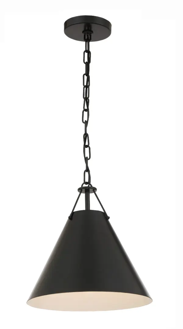 Xavier 12" Pendant in Vibrant Gold - Image 8