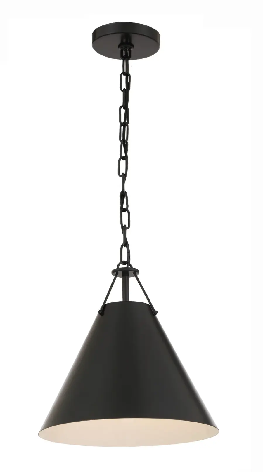 Xavier 12" Pendant in Vibrant Gold - Image 8