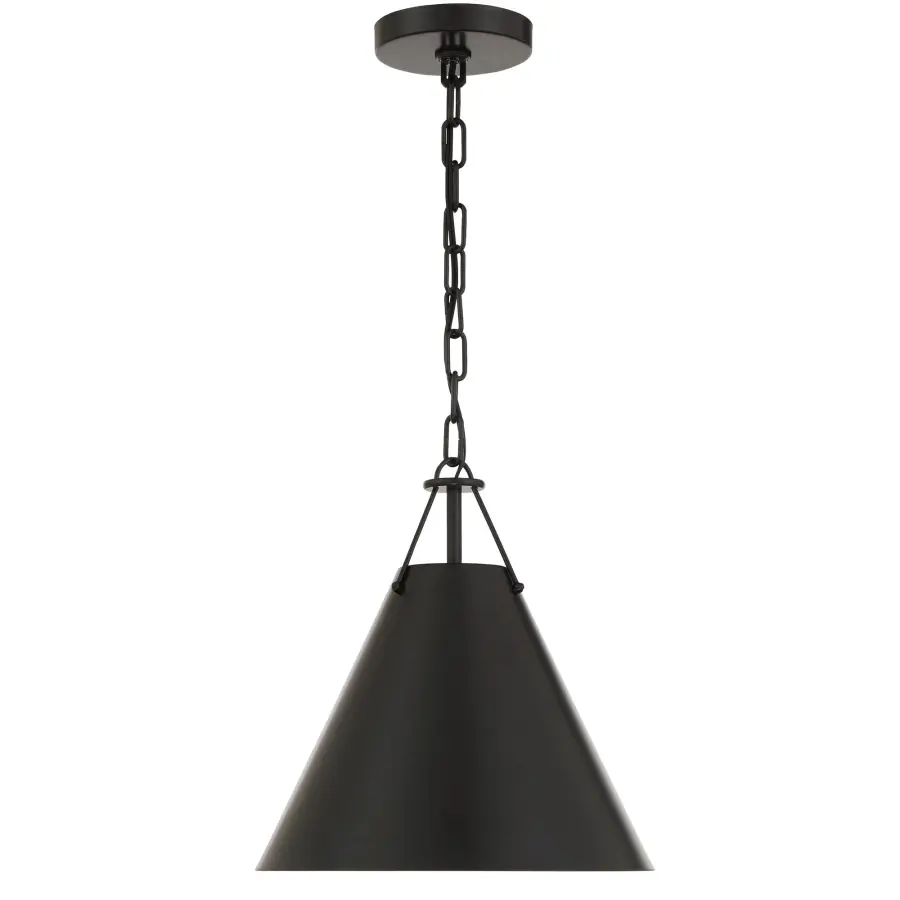 Xavier 12" Pendant in Vibrant Gold - Image 9
