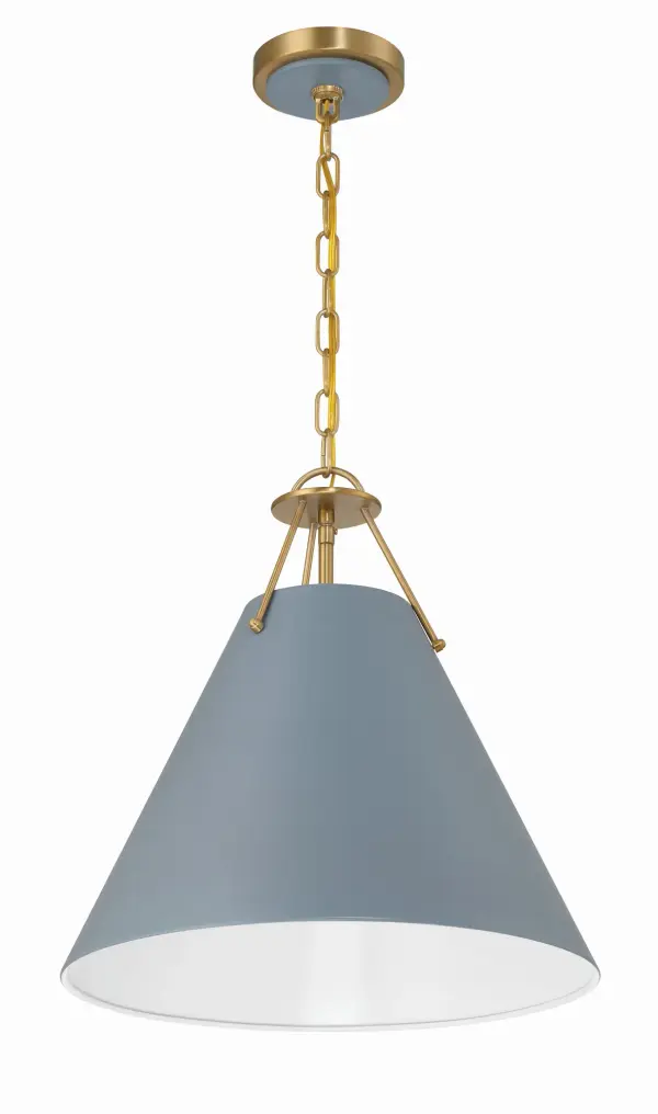 Xavier 16" Pendant in Vibrant Gold - Image 1