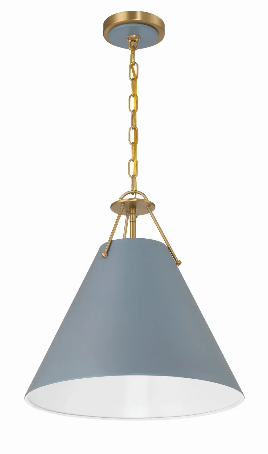 Xavier 16" Pendant in Vibrant Gold - Image 1