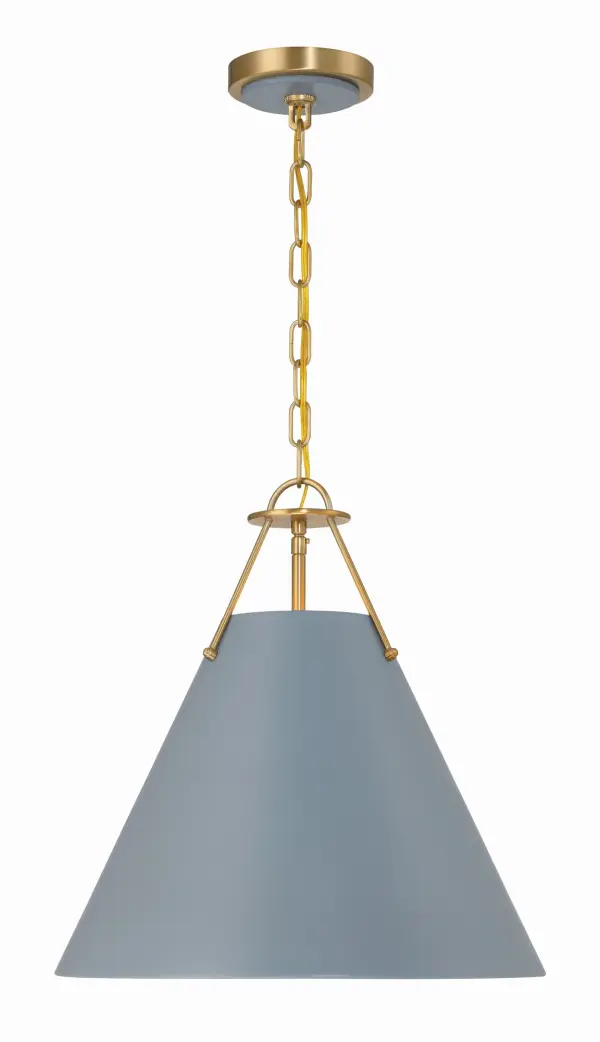 Xavier 16" Pendant in Vibrant Gold - Image 2