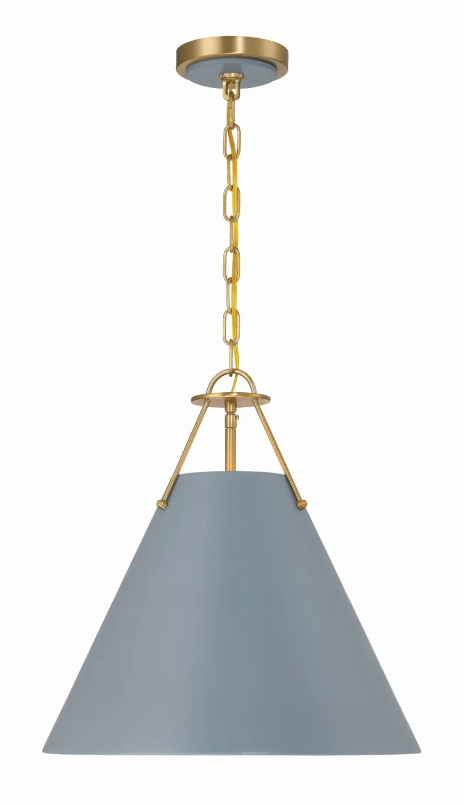 Xavier 16" Pendant in Vibrant Gold - Image 2