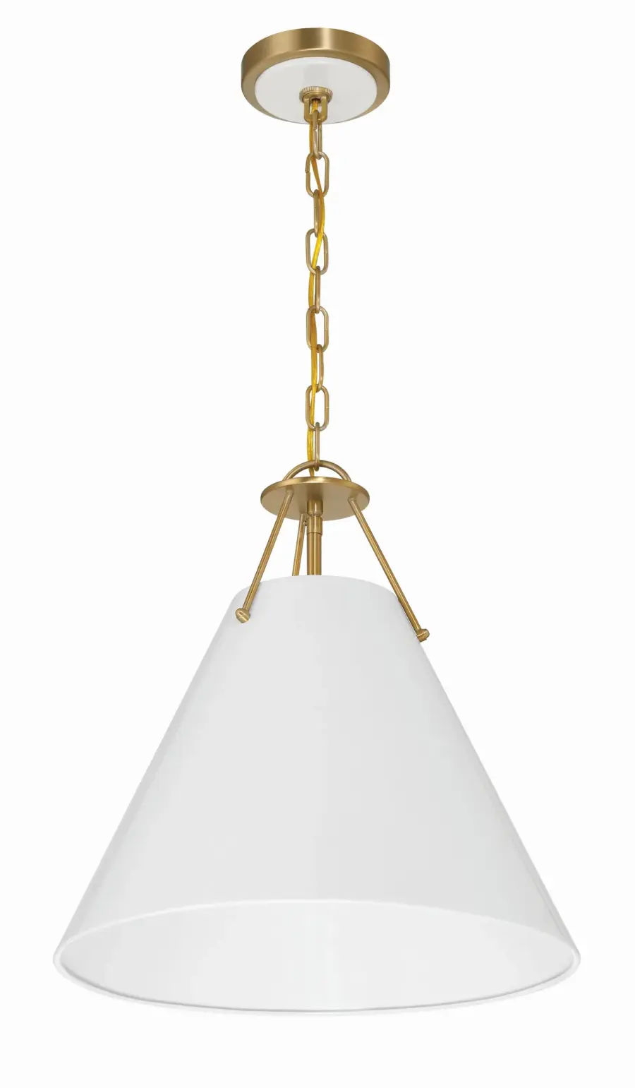 Xavier 16" Pendant in Vibrant Gold - Image 15